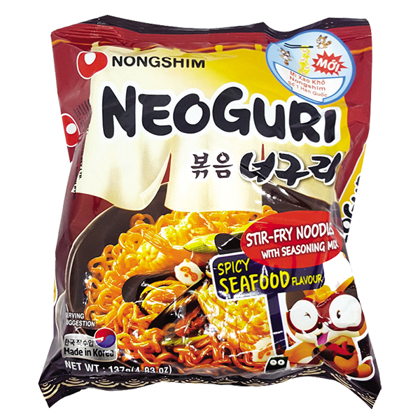 (Only Emartmall) Mì Nongshim Neoguri Xào Khô Gói 137G