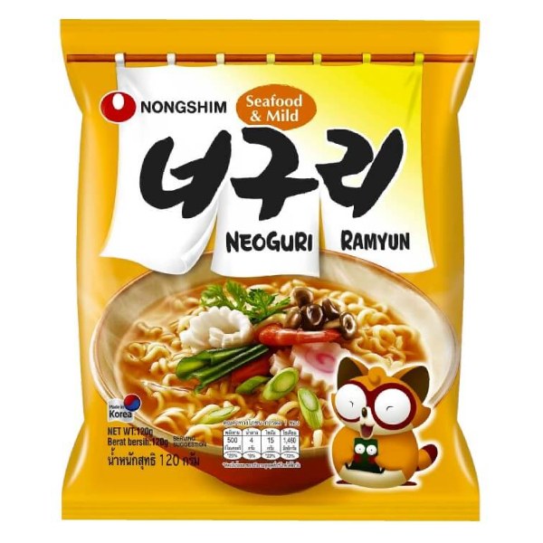 (Only Emartmall) Mì Nongshim Neoguri Hải Sản Gói 120G