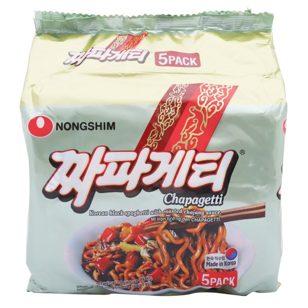 Lốc 5 Mì Nongshim Chapagetti Gói 140G