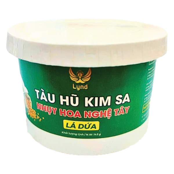 Tàu Hủ Kim Sa Lynd Saffron Lá Dứa Hũ 145G