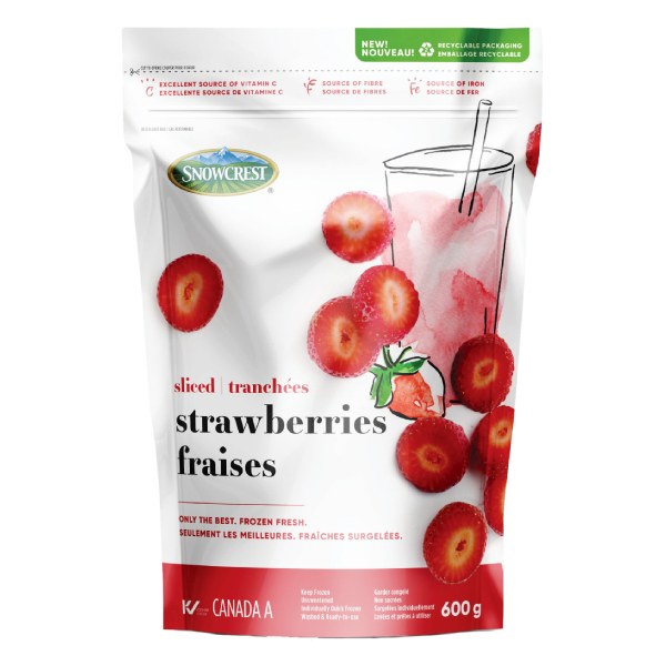 Dâu Tây Tươi Đông Lạnh Snowcrest Gói 600G