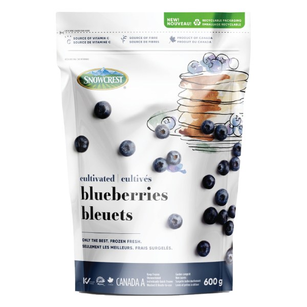 Việt Quất Tươi Đông Lạnh Snowcrest Gói 600G