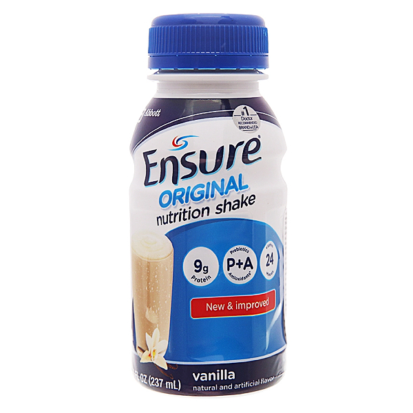 Sữa Bột Pha Sẵn Ensure Original Vani Chai 237Ml