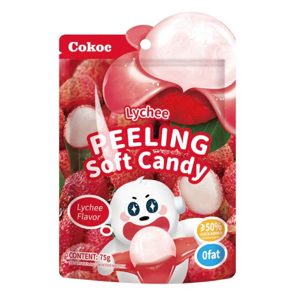 Kẹo Dẻo 3D Cokoc Vải Gói 75G