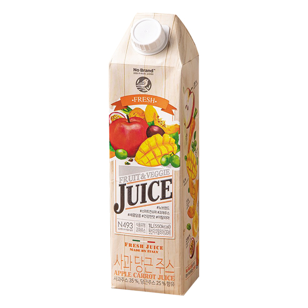 Nước Ép No Brand Hỗn Hợp Táo Cà Rốt 1L