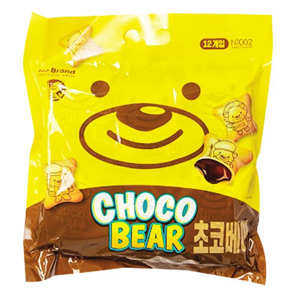 Bánh Quy Hình Gấu Nhân Socola No Brand 300G