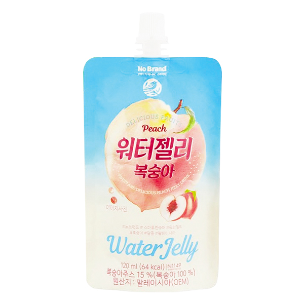 Nước Thạch No Brand Hương Đào Túi 120Ml