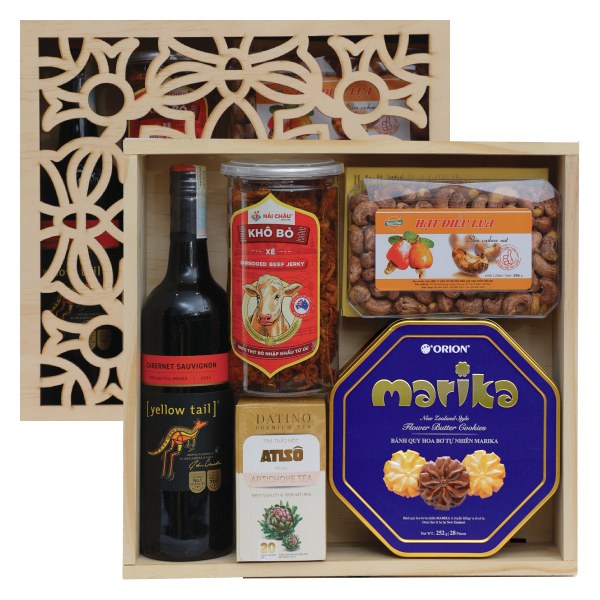 Hộp Quà Emart Gỗ Chữ Nhật 999