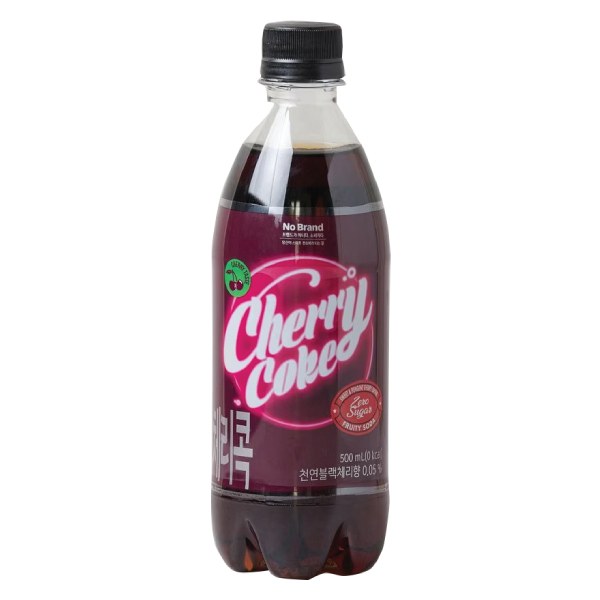 Nước Uống Có Ga No Brand Vị Cherry Không Đường Chai 500Ml