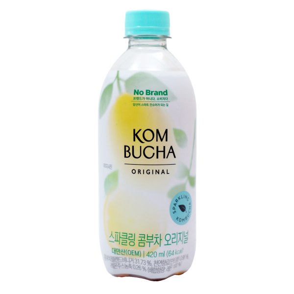 Nước Trà Kombucha No Brand Vị Truyền Thống Chai 420Ml