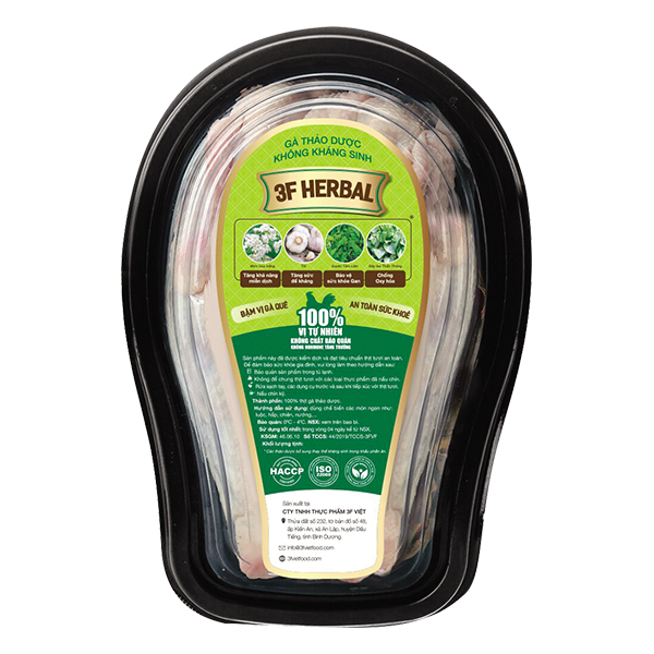 Gà Thảo Dược Nguyên Con 3F (Kg)