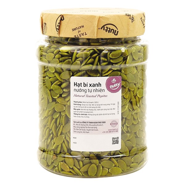 Bí Xanh Nướng Tự Nhiên Nutty (Kg)