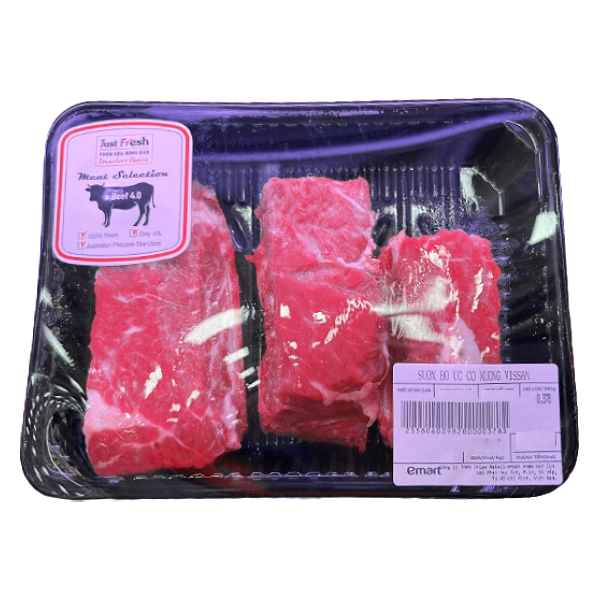 Sườn Bò Úc Có Xương Vissan (Kg)