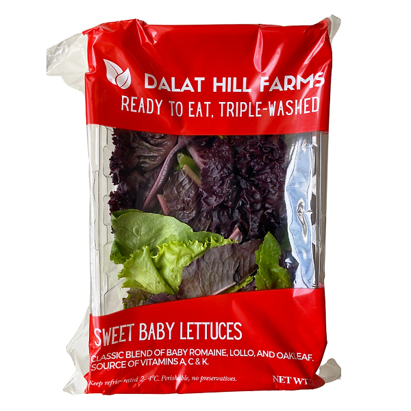 Xà Lách Hỗn Hợp Dalat Hill Ăn Liền Loại Sweet Baby Gói 100G