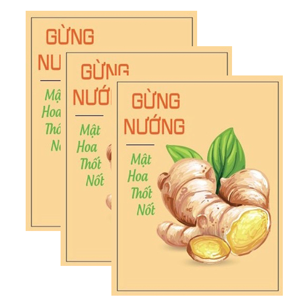 Gừng Nướng Mật Hoa Thốt Nốt 123Farm (Kg)