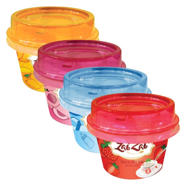 Thạch Phô Mai Zai Zai Hỗn Hợp Túi 560G
