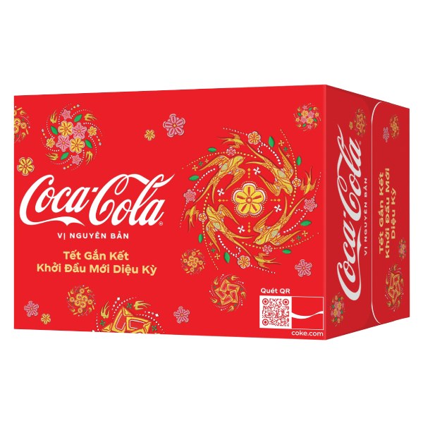 Nước Ngọt Coca Cola Sleek Thùng 24 Lon 320Ml