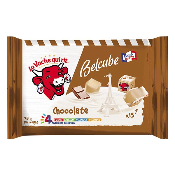 Phô Mai Vuông Con Bò Cười Belcube Vị Socola 78G