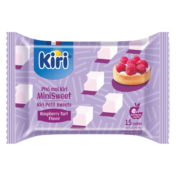 Phô Mai Kiri Vị Bánh Tart Mâm Xôi Gói 78G