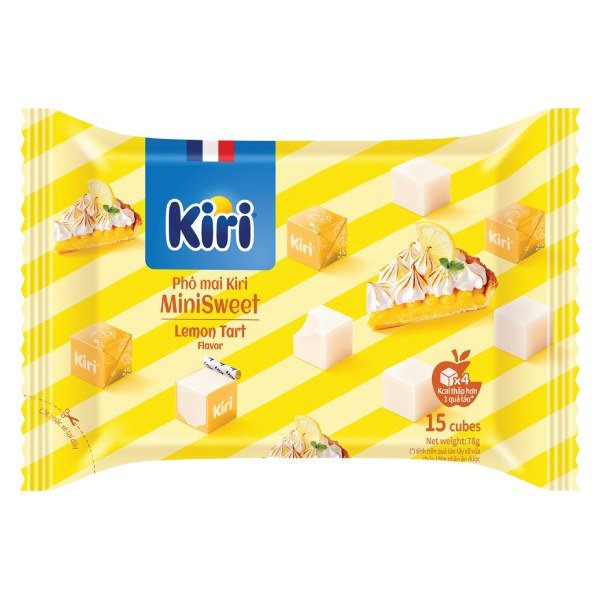 Phô Mai Kiri Vị Bánh Tart Chanh Gói 78G