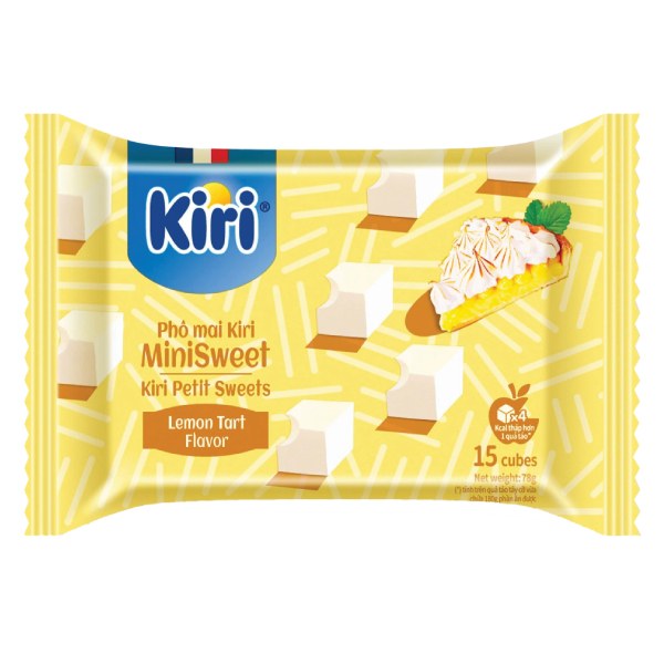 Phô Mai Kiri Vị Bánh Tart Chanh Gói 78G