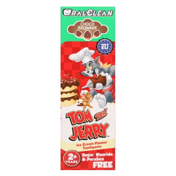 Kem Đánh Răng Oral Clean Tom & Jerry Choco 75Ml