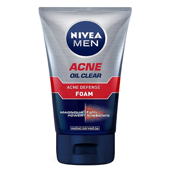 Sữa Rửa Mặt Nivea Men Kiểm Soát Nhờn & Ngừa Mụn 100G