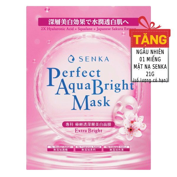 Mặt Nạ Senka Extra Bright 21G