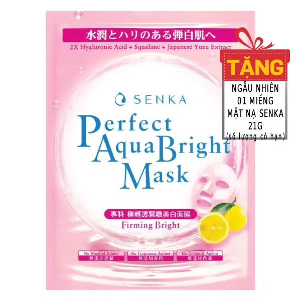 Mặt Nạ Senka Firming Bright 21G