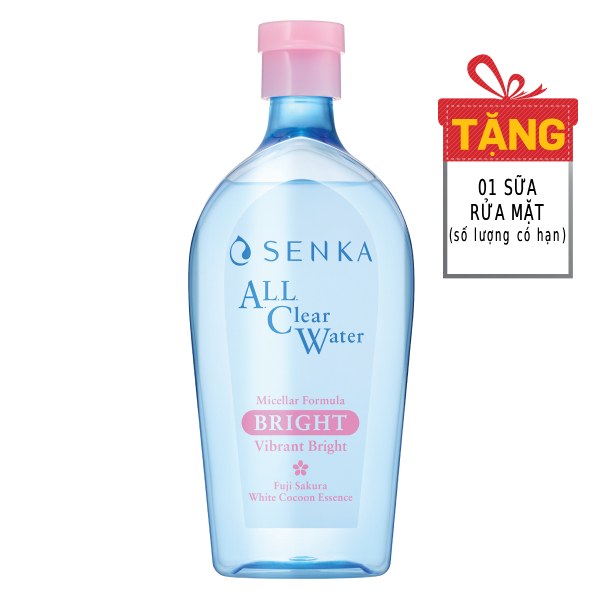 Nước Tẩy Trang Senka Bright Cấp Ẩm 400Ml