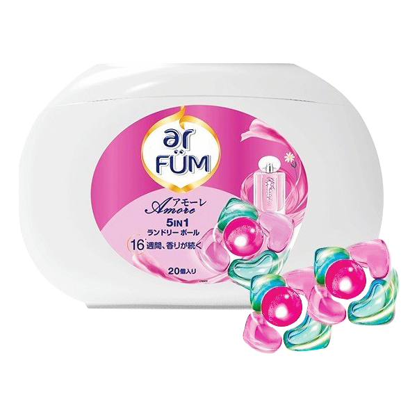 Viên Giặt Xả 5IN1 Arfum Amore Hộp 20 Viên