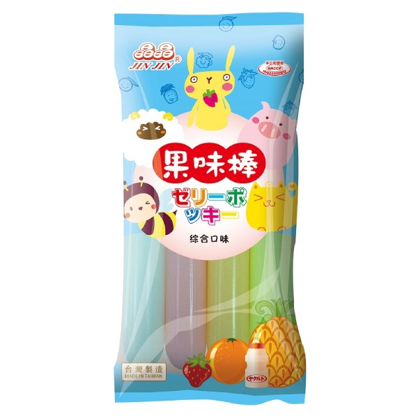 Thạch Rau Câu Jinjin Vị Trái Cây Gói 680G