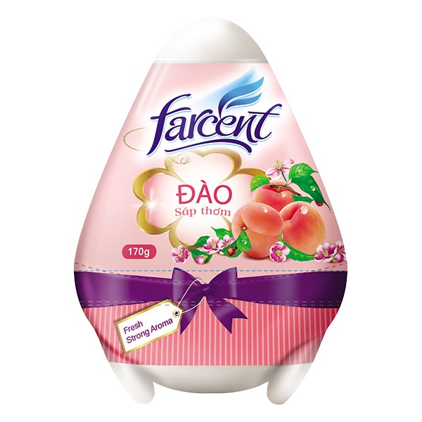 Sáp Thơm Hình Trứng Farcent Hương Đào 170G