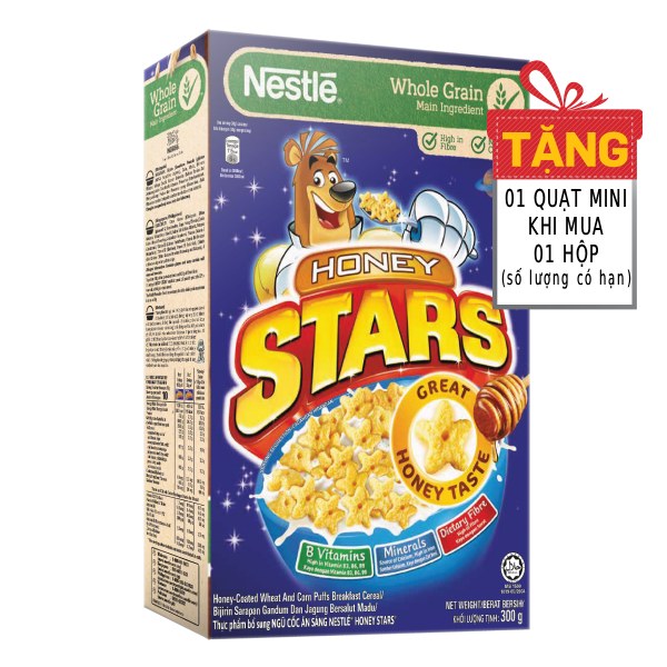Bánh Ăn Sáng Nestle Honey Stars 300G