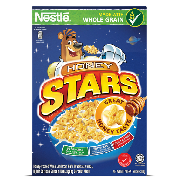 Bánh Ăn Sáng Nestle Honey Stars 300G