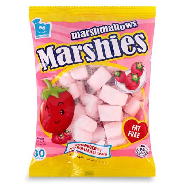 Kẹo Marshmallow Dâu Hamido 80G