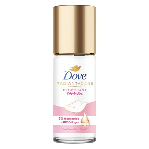 Lăn Khử Mùi Dove Serum Sáng Da 3% Niacinamide + 10X Collagen 45Ml