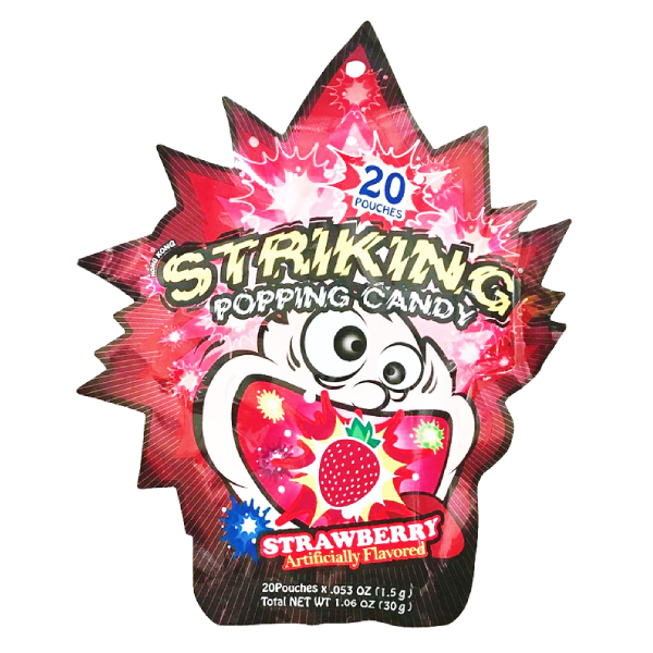 Kẹo Nổ Striking Vị Dâu 30G