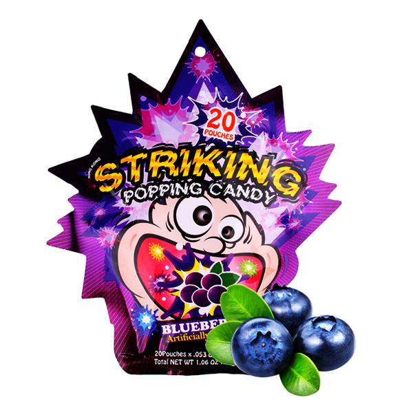 Kẹo Nổ Striking Vị Việt Quất 30G