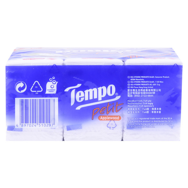 Khăn Giấy Tempo Petit Applewood Lốc 18 Gói