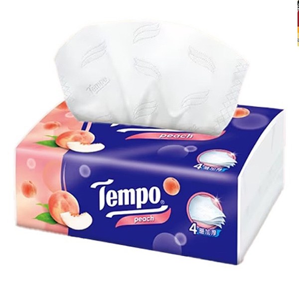 Khăn Giấy Rút Tempo Hương Đào 90 Tờ