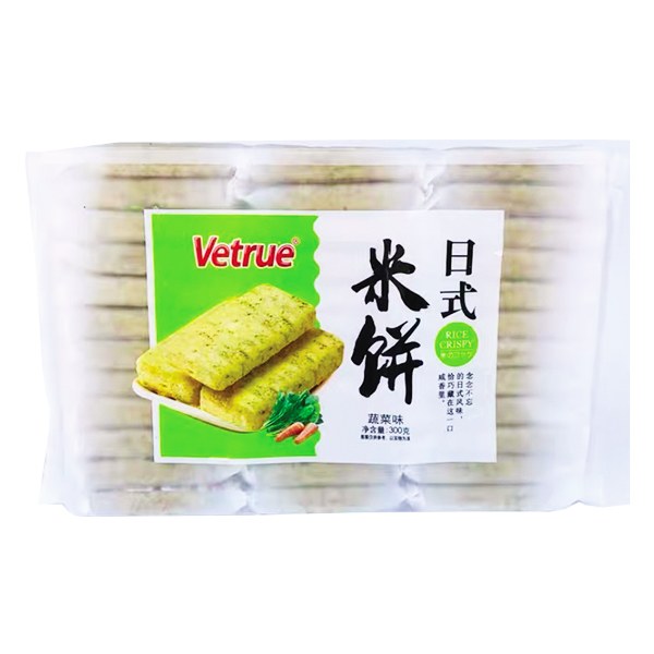 Bánh Gạo Giòn Vetrue Vị Rau Củ Gói 300G