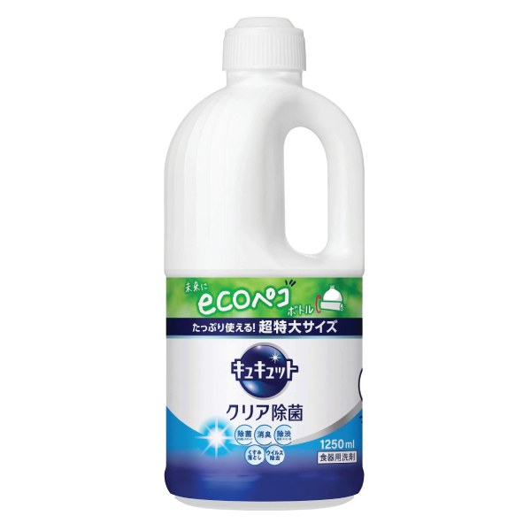 Nước Rửa Bát Kao Diệt Khuẩn Trắng Bình 1.25L