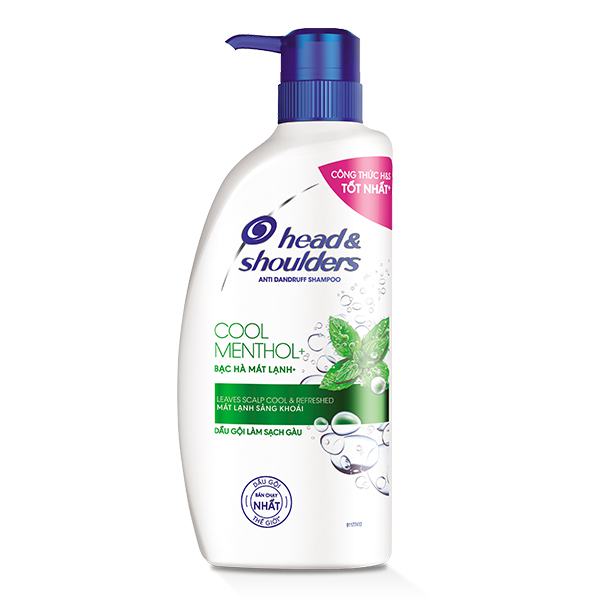 Dầu Gội Head & Shoulders Bạc Hà Mát Rượi 625Ml
