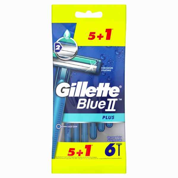 Dao Cạo Râu Gillette Blue II Plus Gói 5+1