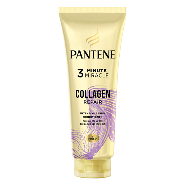 Dầu Xả Pantene 3 Phút Diệu Kỳ Collagen Chăm Sóc Hư Tổn 300Ml