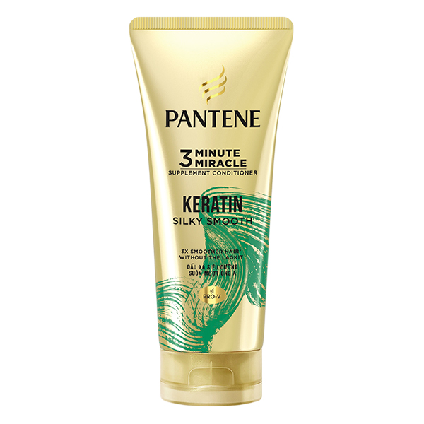 Dầu Xả Pantene 3 Phút Diệu Kỳ Keratin Suôn Mượt Óng Ả 300Ml
