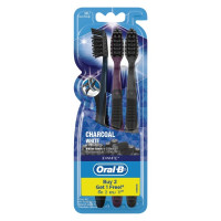 Lô 3 Bàn Chải Đánh Răng Oral-B Charcoal White