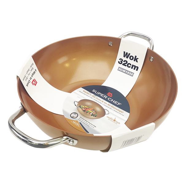 Chảo Xào Sâu Lòng Đáy Từ Super Chef SC_W1532 32Cm