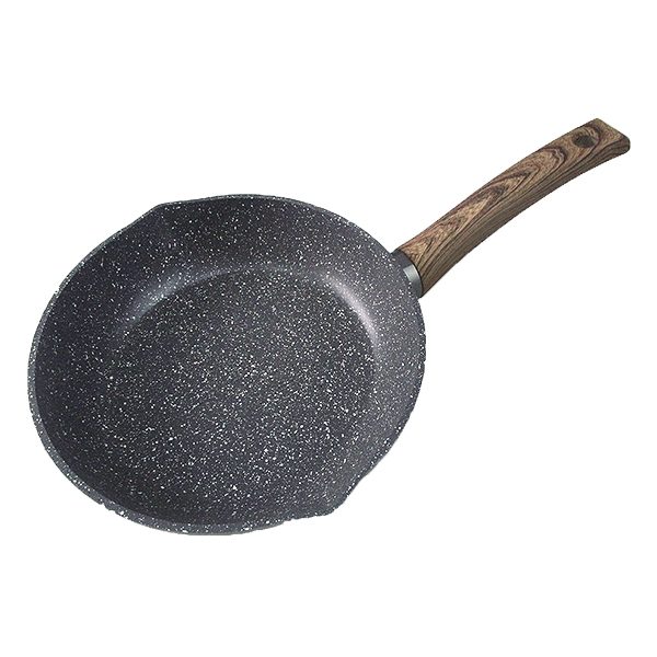 Chảo Chống Dính Marble Super Chef 2 Miệng Rót 24Cm